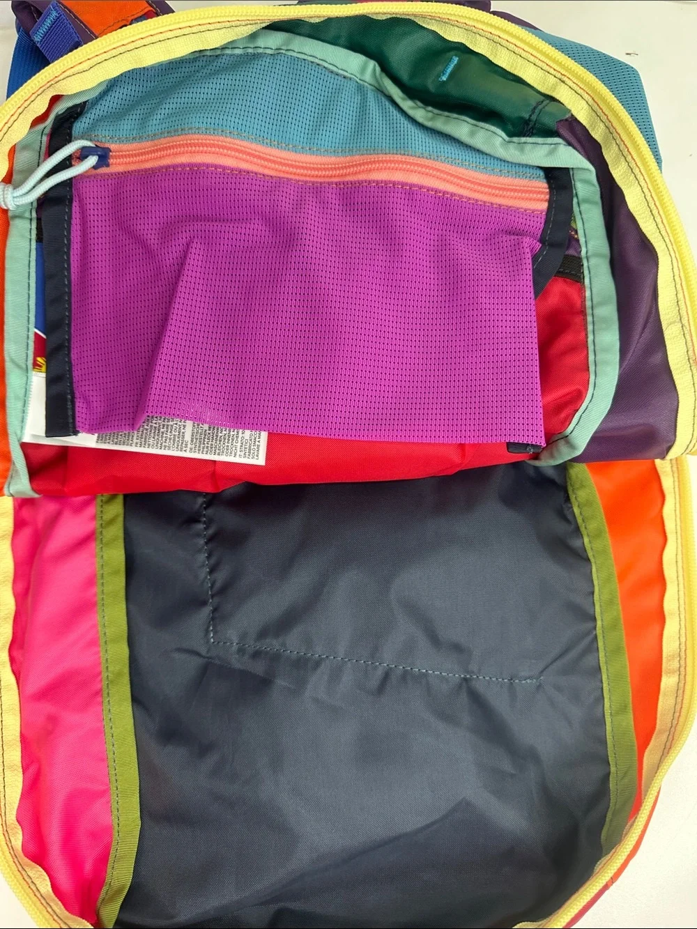 Cotopaxi Batac Del Día 16L Backpack One-of-a-Kind Multicolor Lightweight Daypack